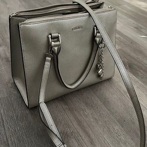 Calvin Klein tote bag silver like new